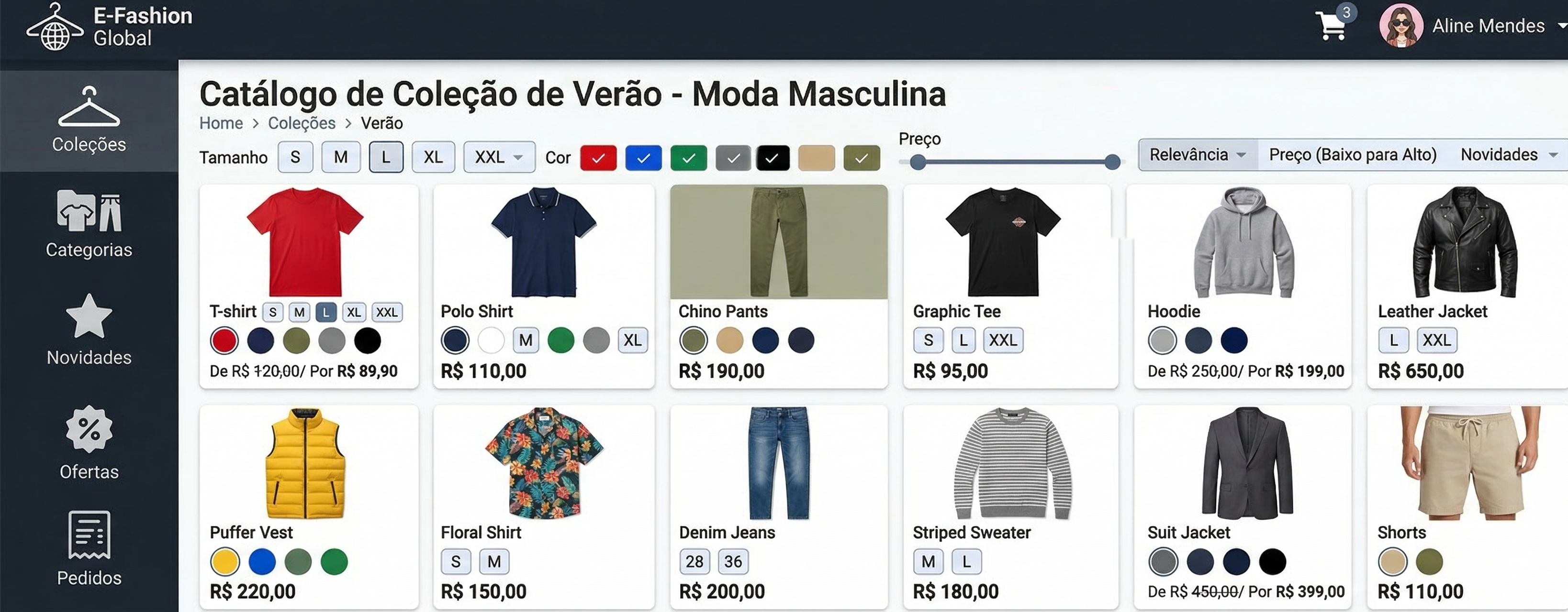Cadastro de Produtos com Grade